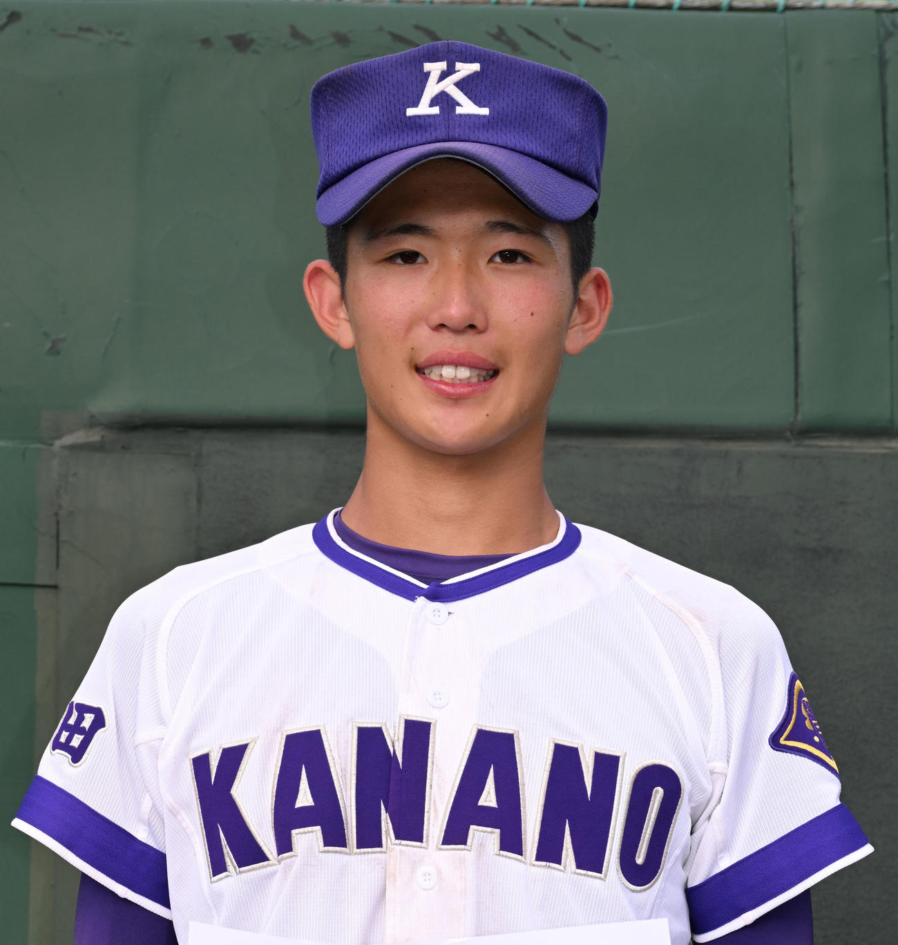全国高校野球秋田県大会　金足農・近藤外野手（撮影・千葉一成）