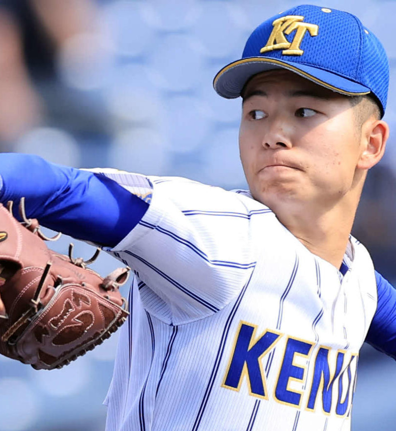 健大高崎・佐藤龍月（2024年5月撮影）