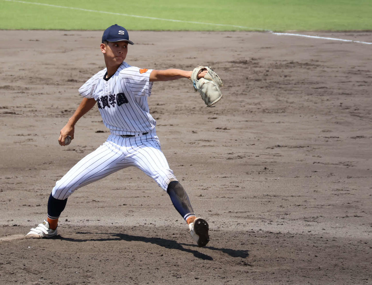 滋賀学園岩井天史（2024年7月25日撮影）