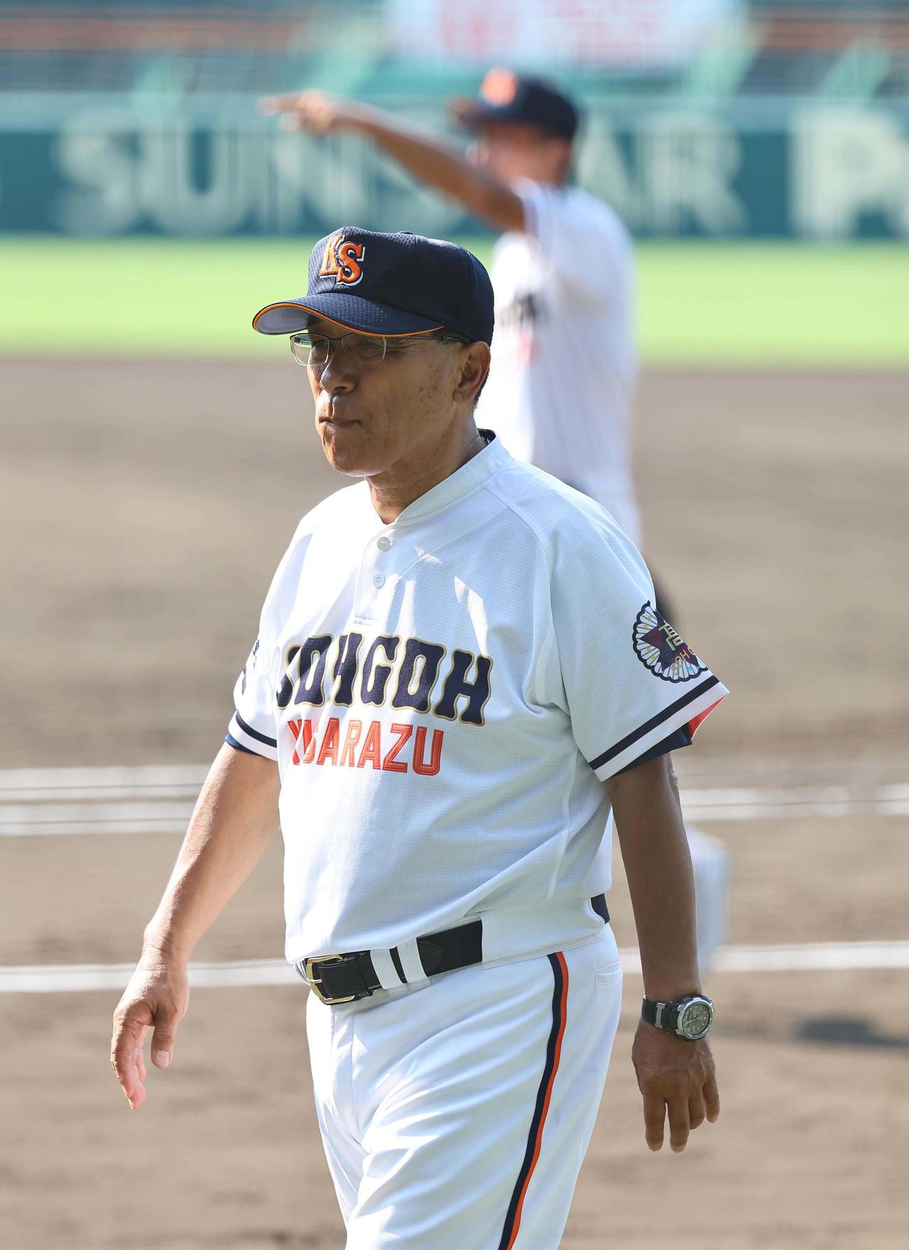 木更津総合・五島監督（撮影・上田博志）