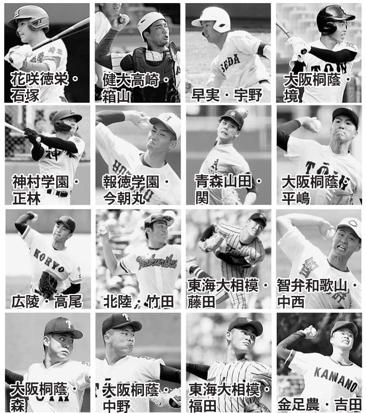 今大会の注目選手