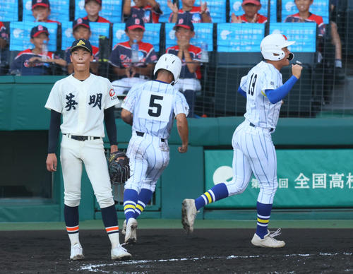 甲子園】英明エース清家準9回1失点完投「1球に歓声が湧いたり本当に