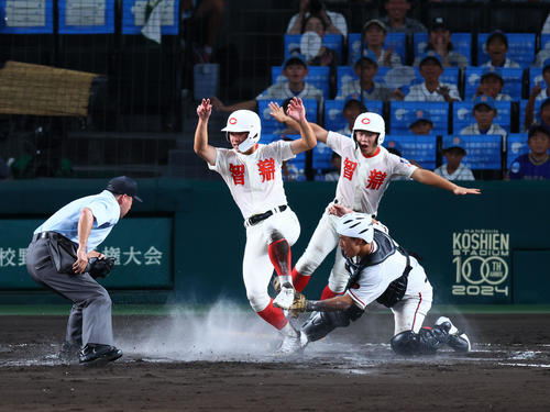 甲子園】岐阜城北・中本陽大、敵のジョックロックに「乗って」150球粘
