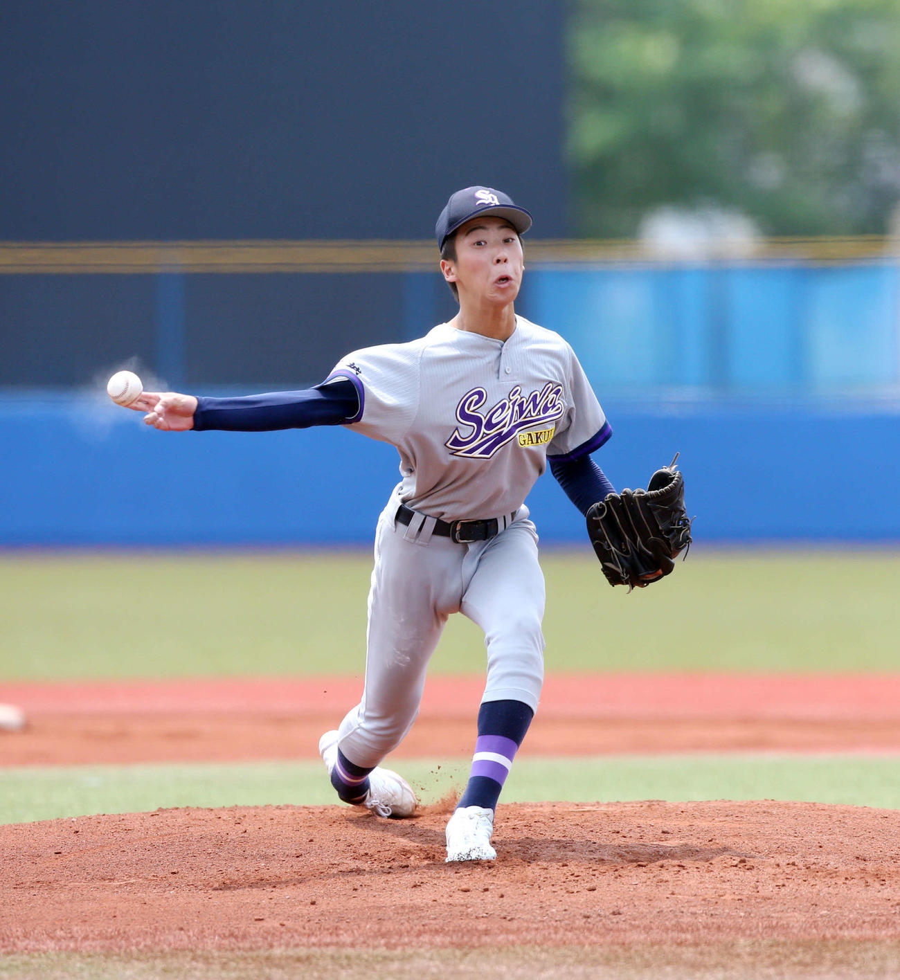 聖和学園・斎藤佑樹（2024年7月13日撮影）