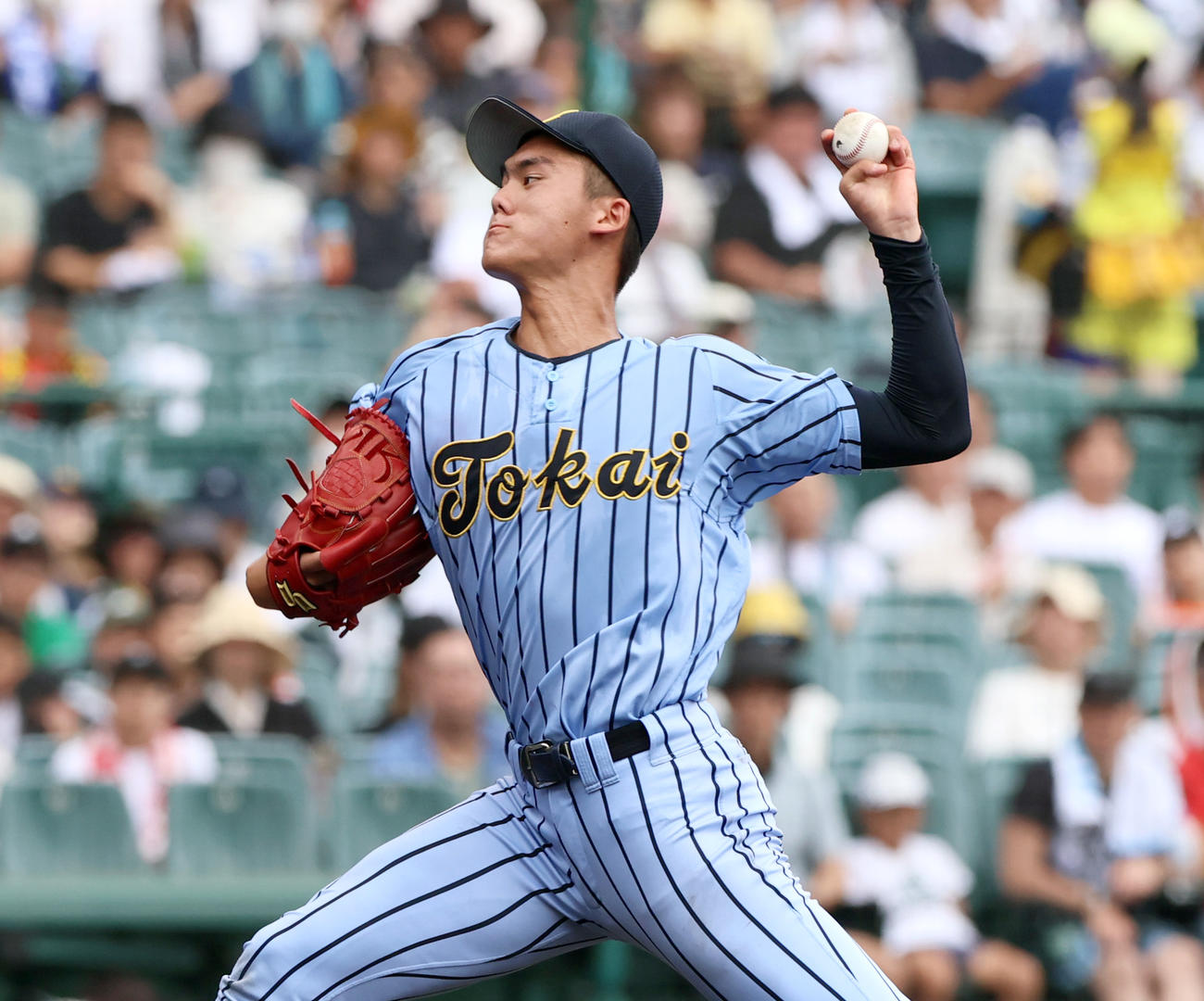 東海大相模対広陵　力投する東海大相模エース藤田（撮影・上山淳一）