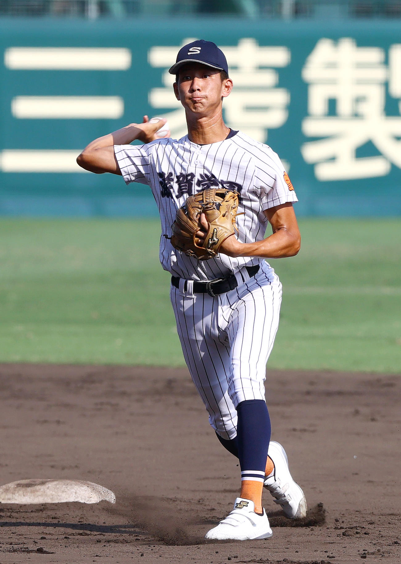 滋賀学園・岩井天史（2024年8月2日撮影）