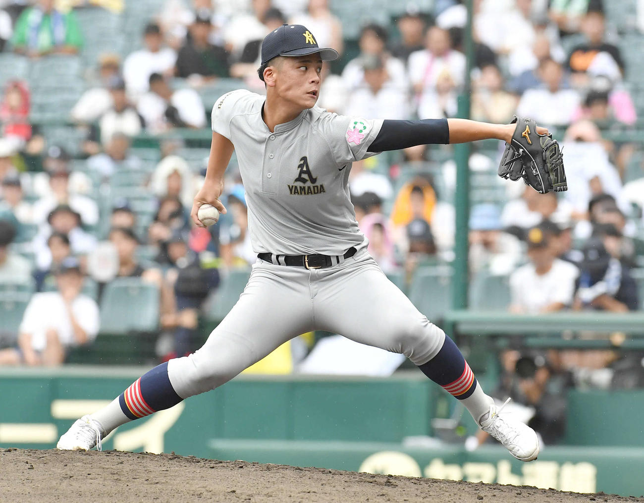 滋賀学園対青森山田　青森山田2番手の関（撮影・岩下翔太）