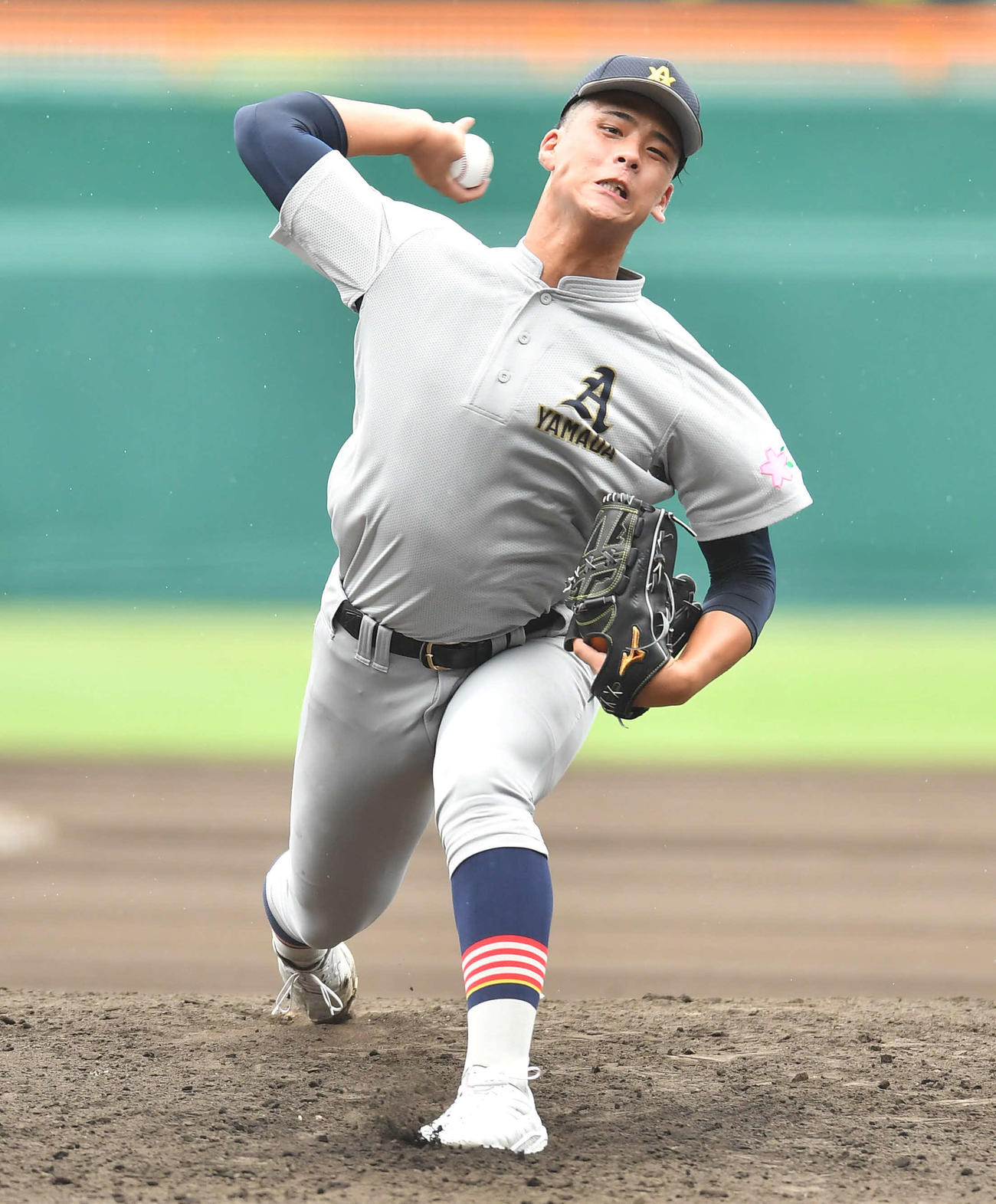 滋賀学園対青森山田　青森山田2番手の関（撮影・岩下翔太）