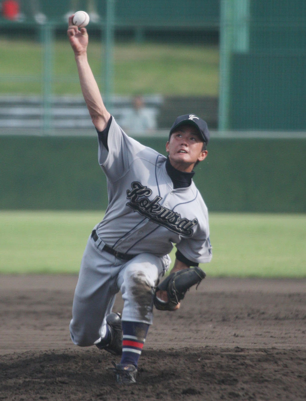 08年7月16日、第90回全国高校野球選手権大会・京都大会・4回戦の東山戦で6回途中から登板した李勇樹さん