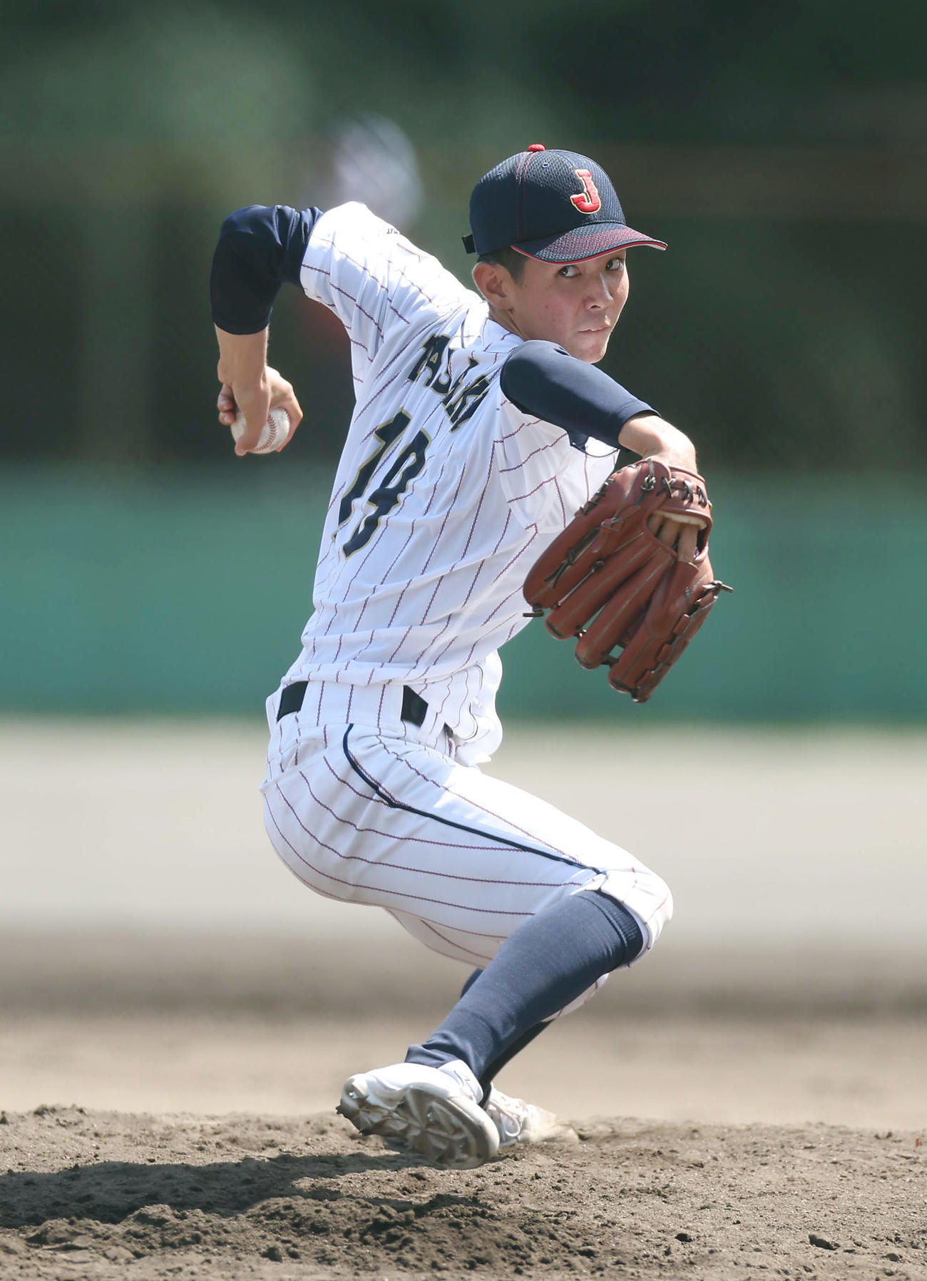 U18日本代表の田崎颯士（8月25日撮影）