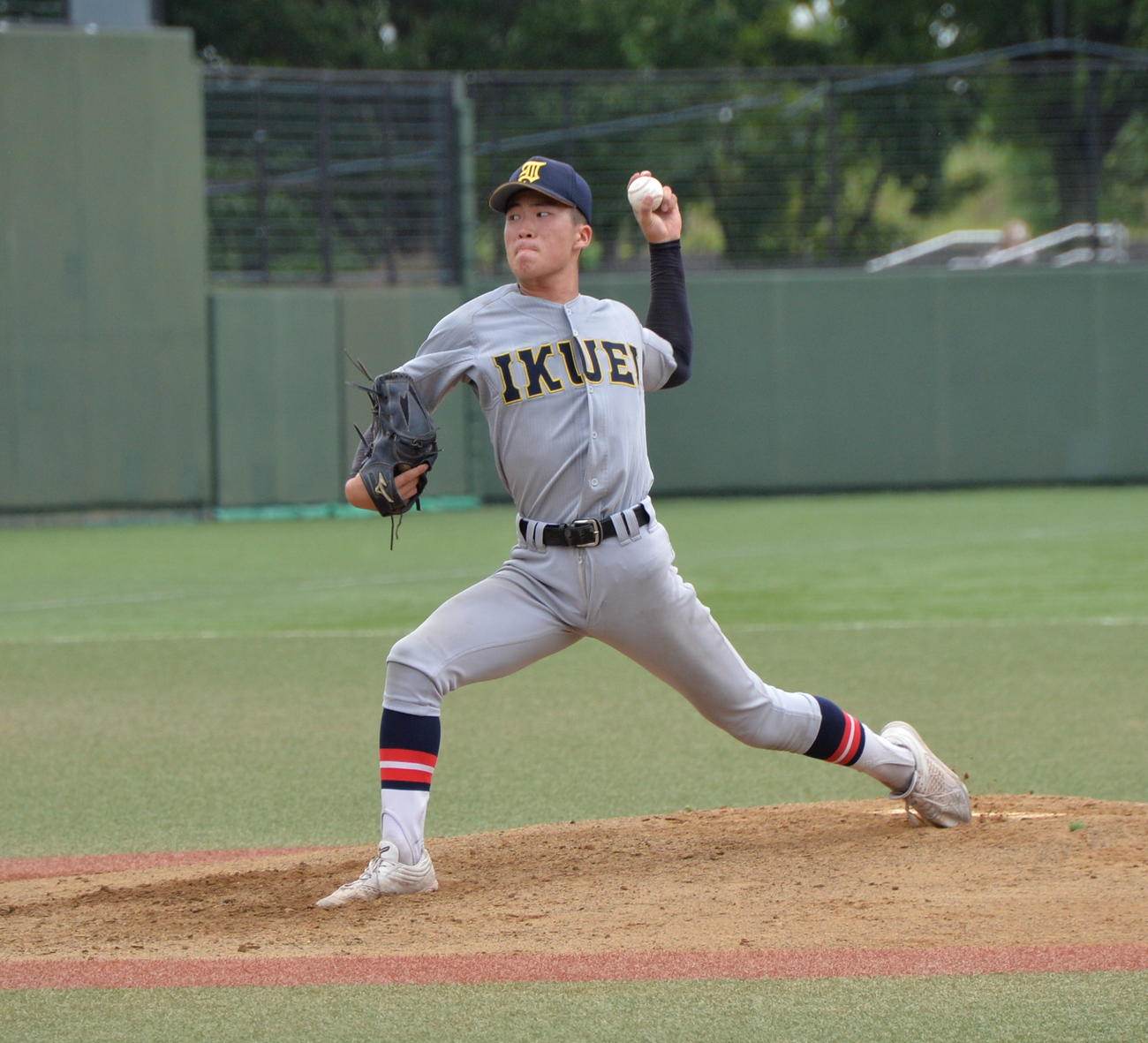 聖和学園対仙台育英　6回5安打1失点11奪三振と好投した仙台育英・吉川（撮影・浜本神威）