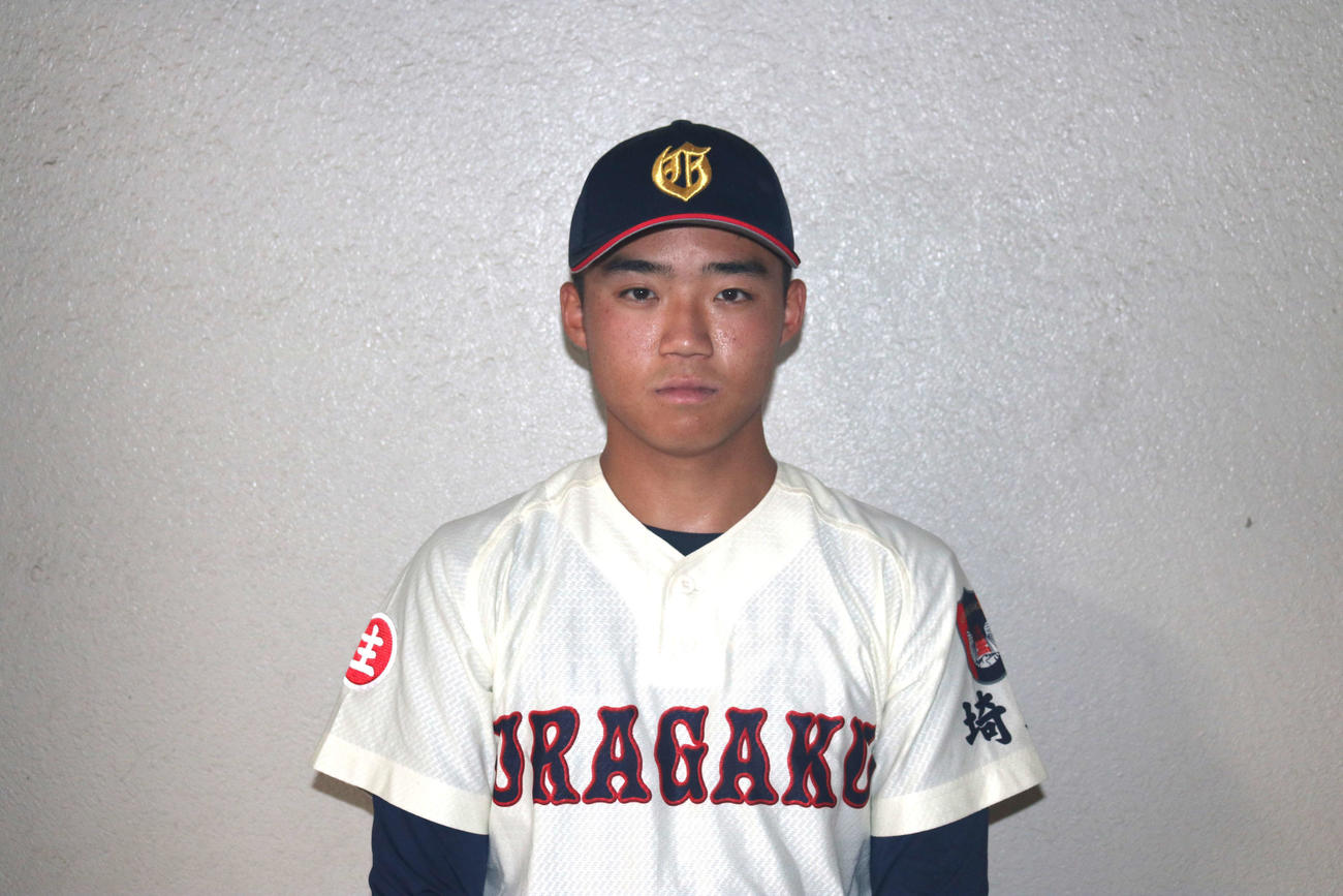 浦和学院・三井雄心（2024年7月11日撮影）