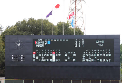 夏の甲子園優勝の京都国際センバツ絶望 V腕西村一毅の18K完投は報