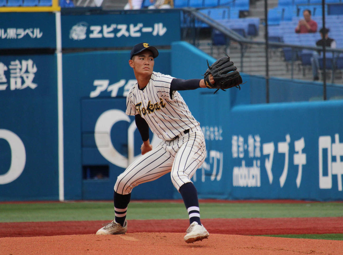 完投勝利で関東大会出場を決めた東海大相模・福田（撮影・金子真仁）