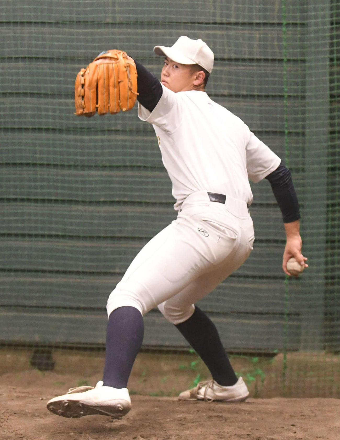 北信越大会に向け練習に余念がない帝京長岡・武田