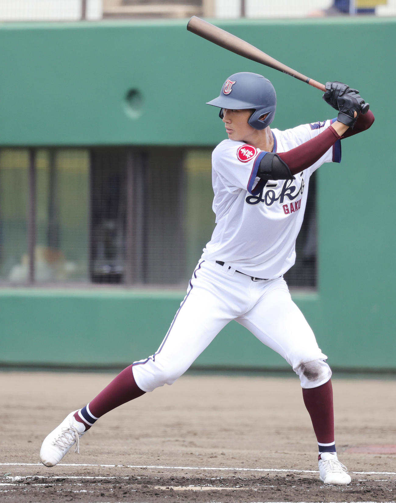 桐光学園・森駿太の打撃フォーム（2024年7月撮影）