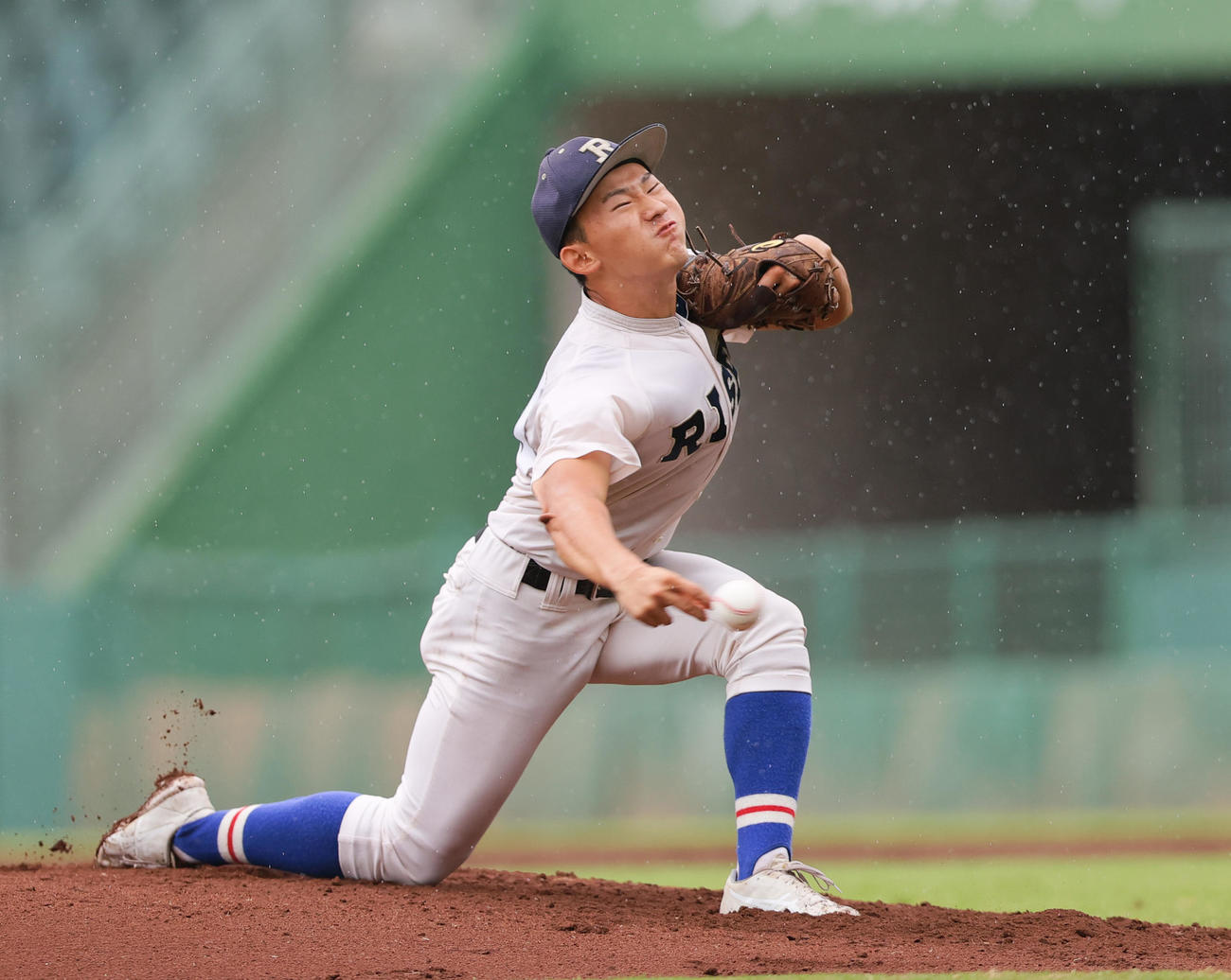 履正社対滋賀短大付　履正社先発の辻（撮影・上山淳一）