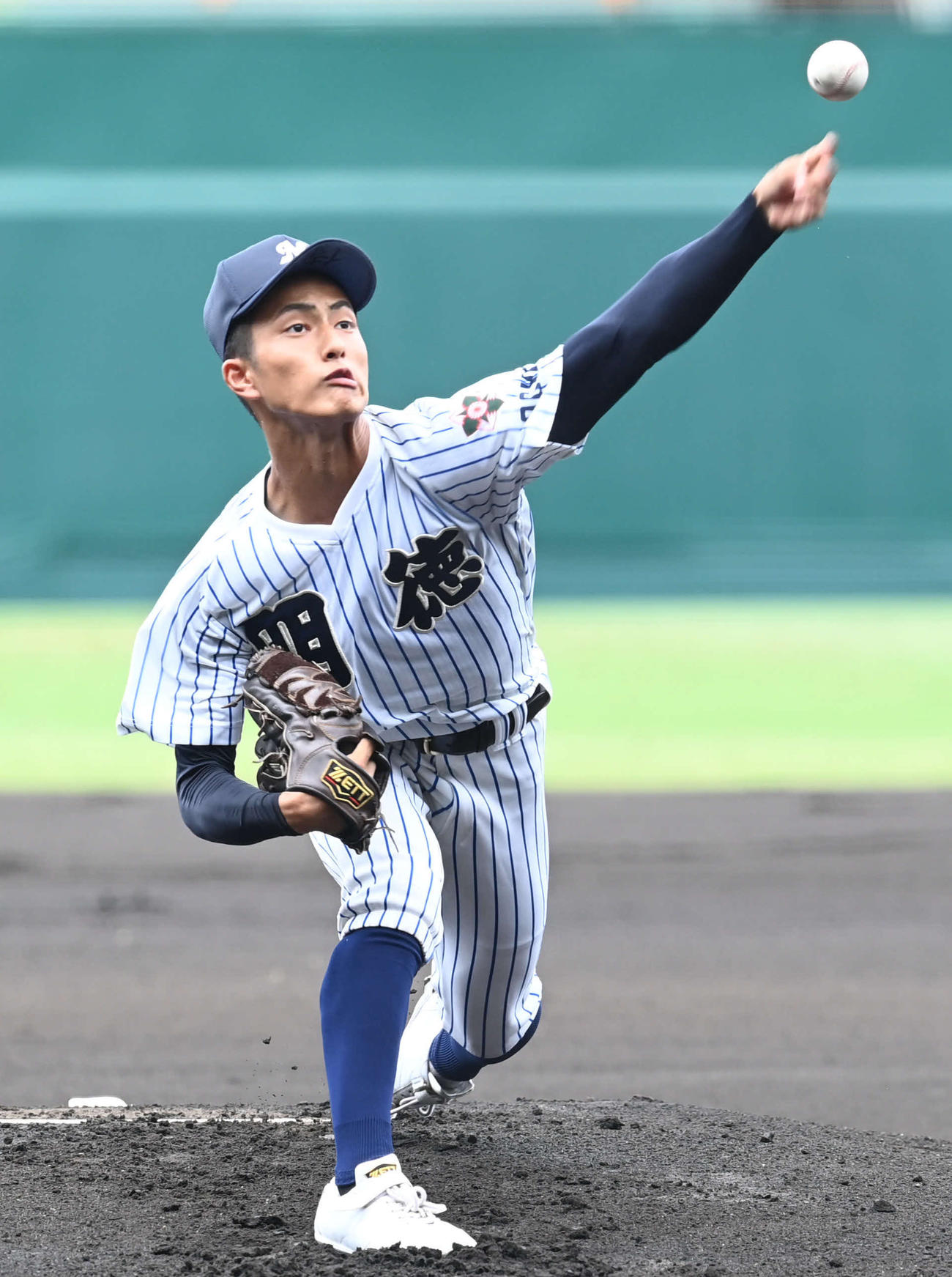 明徳義塾の池崎安侍朗（2024年撮影）