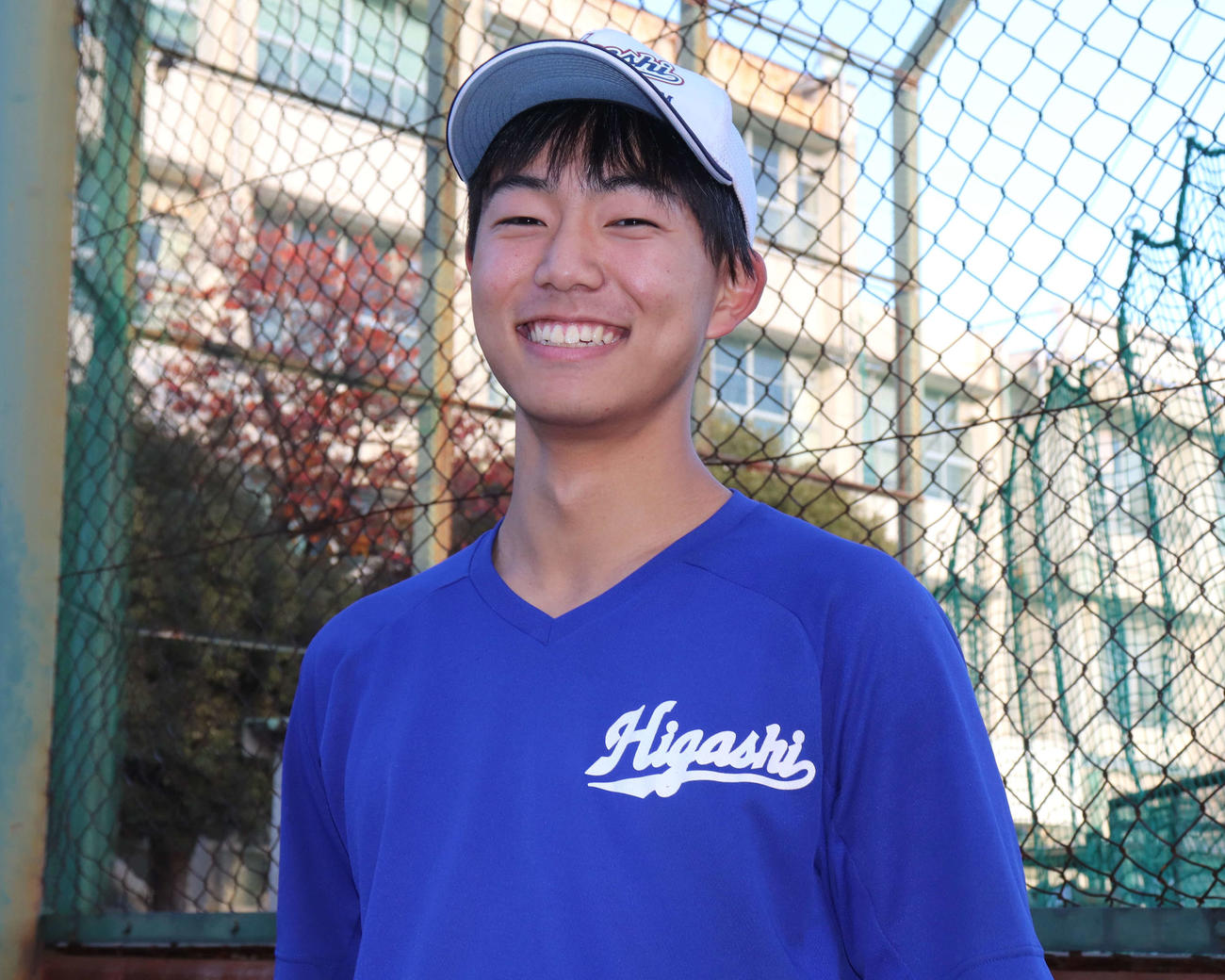 西宮東の副将、江見優汰外野手