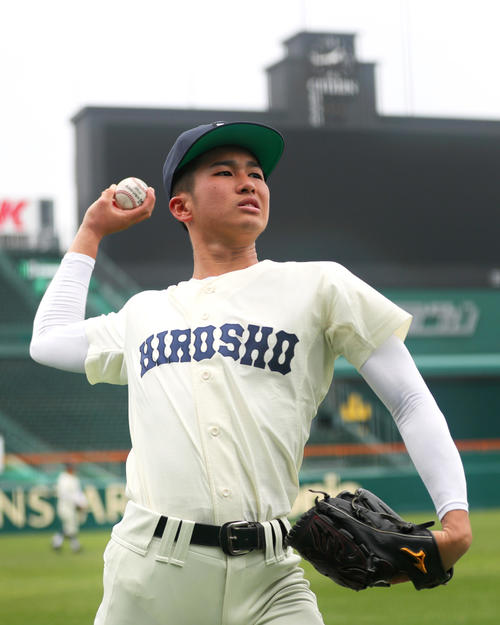 【センバツ】広島商・大宗和響が横浜清陵との初戦心待ち「投げやすいマウンド。早く投げたい」