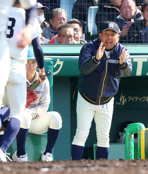【センバツ】西日本短大付が春初勝利「いい報告できる」西村監督は新庄剛志監督に激励おねだりも