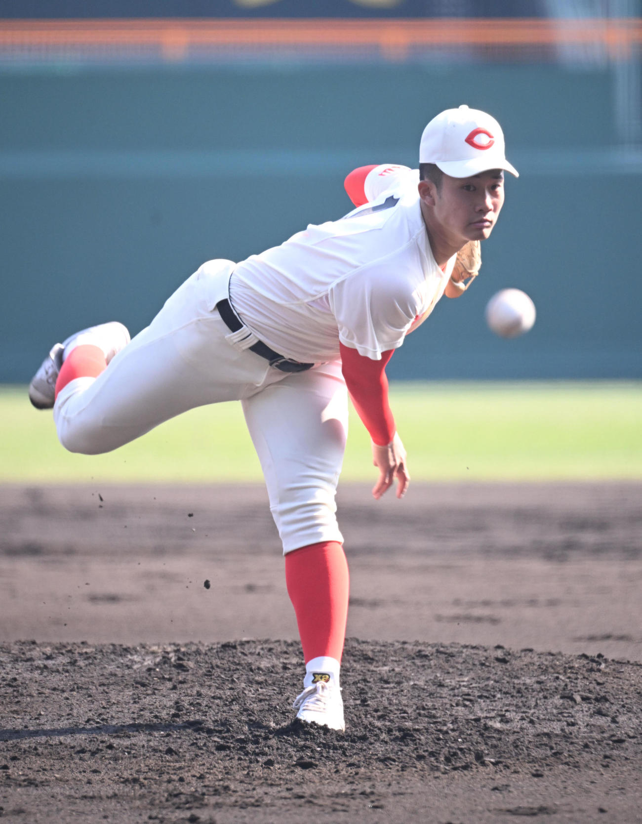 智弁和歌山対千葉黎明　先発るす智弁和歌山・渡辺（撮影・和賀正仁）