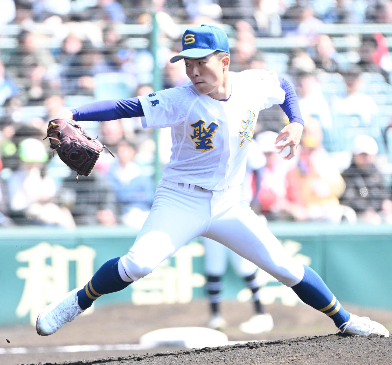 常葉大菊川対聖光学院　聖光学院先発の大嶋哲平（撮影・石井愛子）