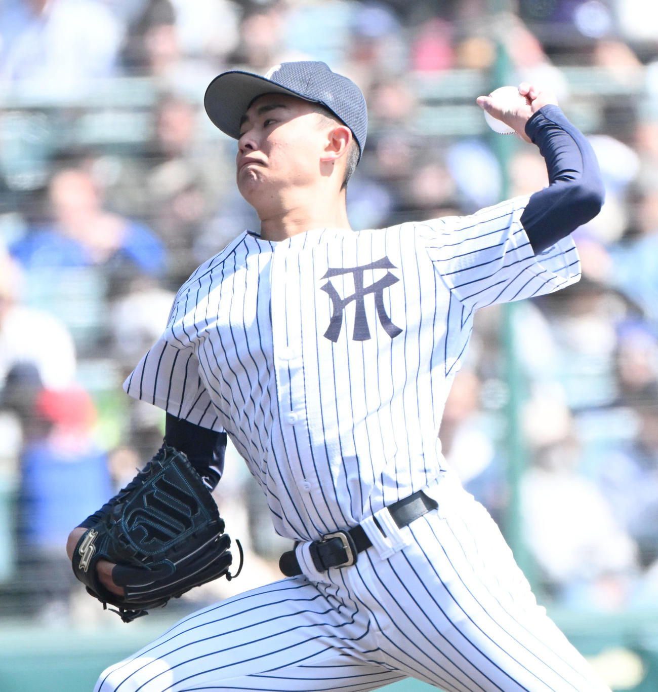 常葉大菊川対聖光学院　常葉大菊川先発の大村昂輝（撮影・石井愛子）