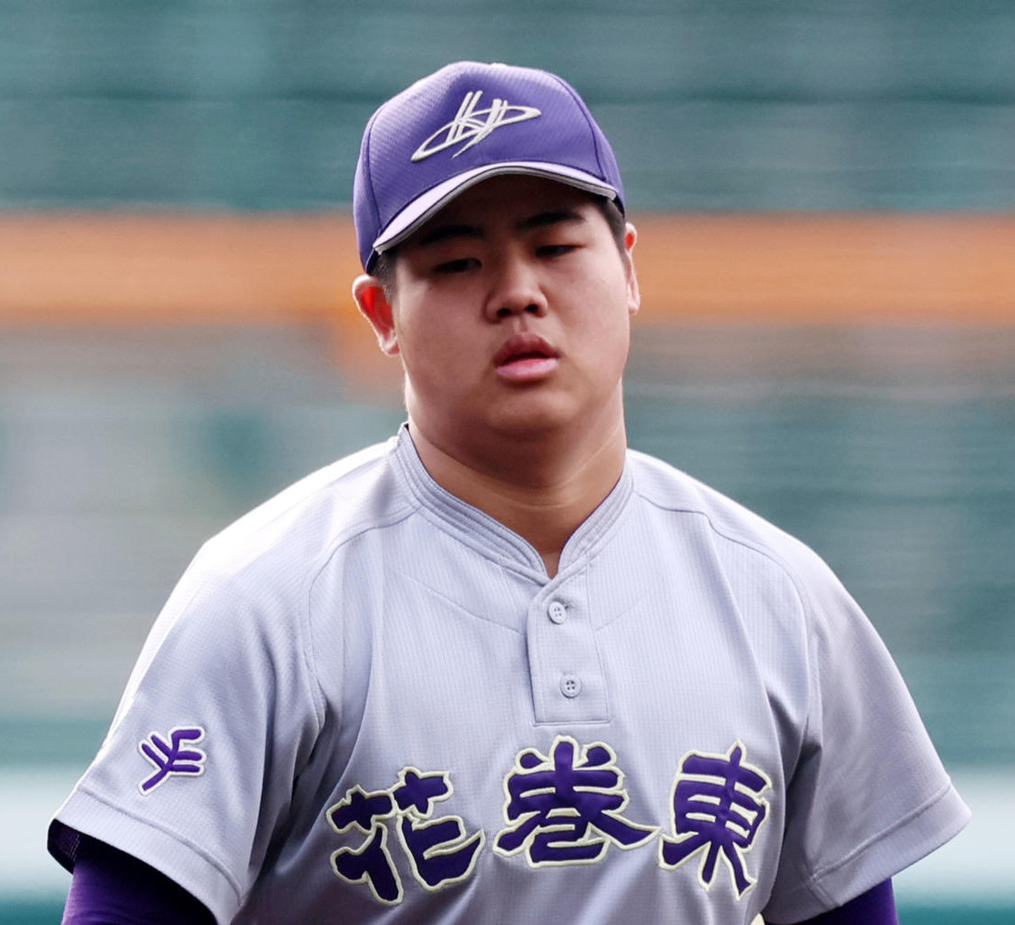 花巻東・古城大翔（2025年3月14日撮影）