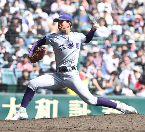 【センバツ】８強花巻東・萬谷堅心「こういう投手になりたい」憧れ菊池雄星の背中追い毎回奪三振