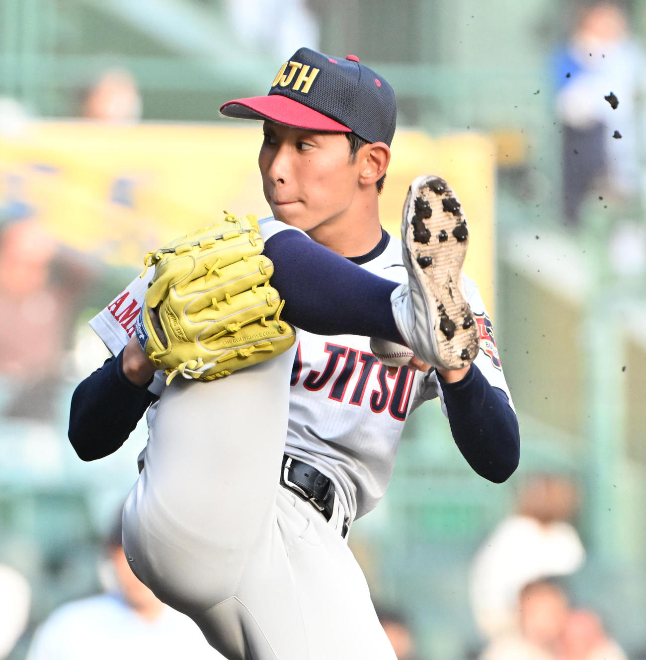 浦和実対東海大札幌　浦和実2番手の石戸（撮影・石井愛子）