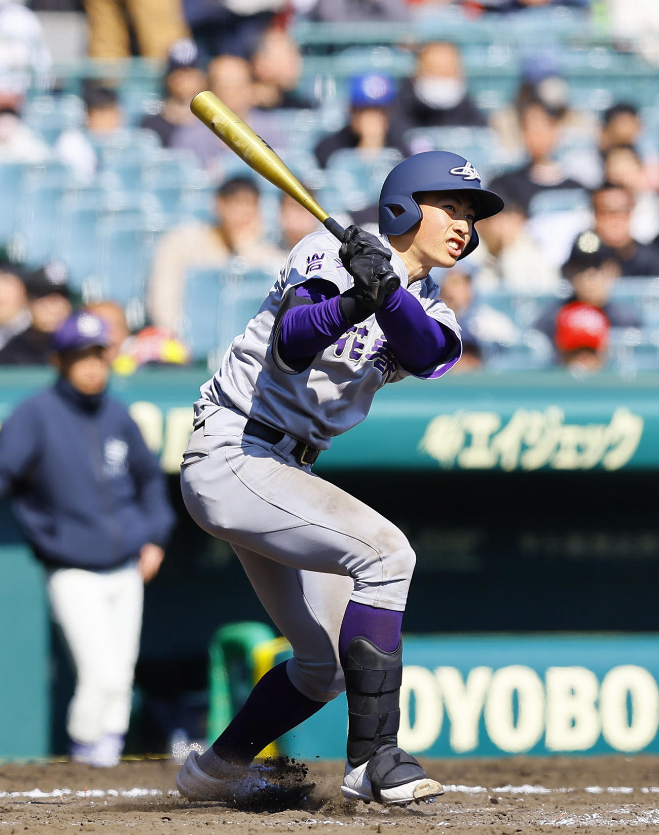 花巻東・新田光志朗（2025年3月17日撮影）