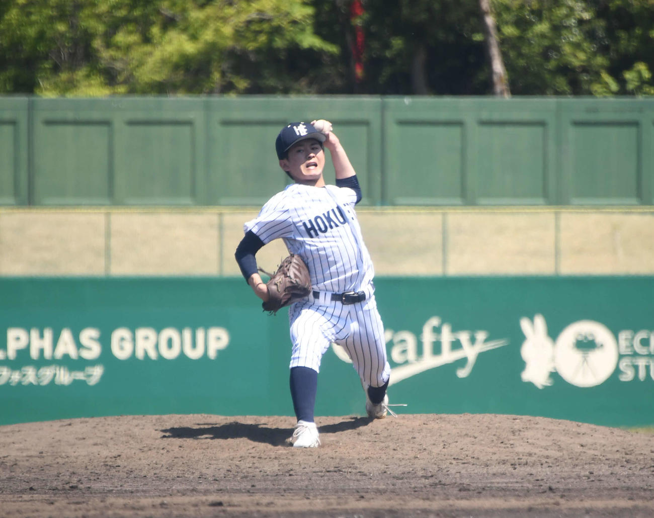 北越対柏崎　北越の手戸は9安打1失点、13奪三振で公式戦初完投