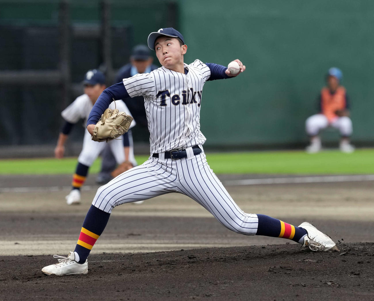 浦和学院対帝京三　帝京三の先発押（撮影・たえ見朱実）