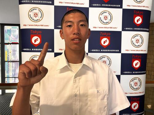 【東東京】関東第一、ノーシードから２年連続甲子園へ　越後主将「勝ちきる力を上げていきたい