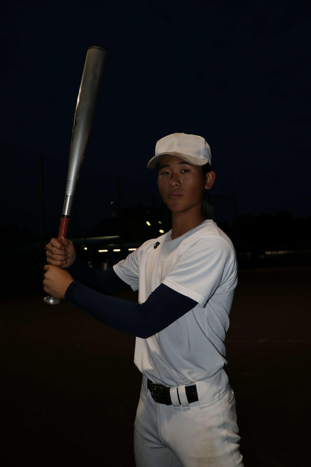 東海大菅生打線を引っ張る前田（撮影・泉光太郎）