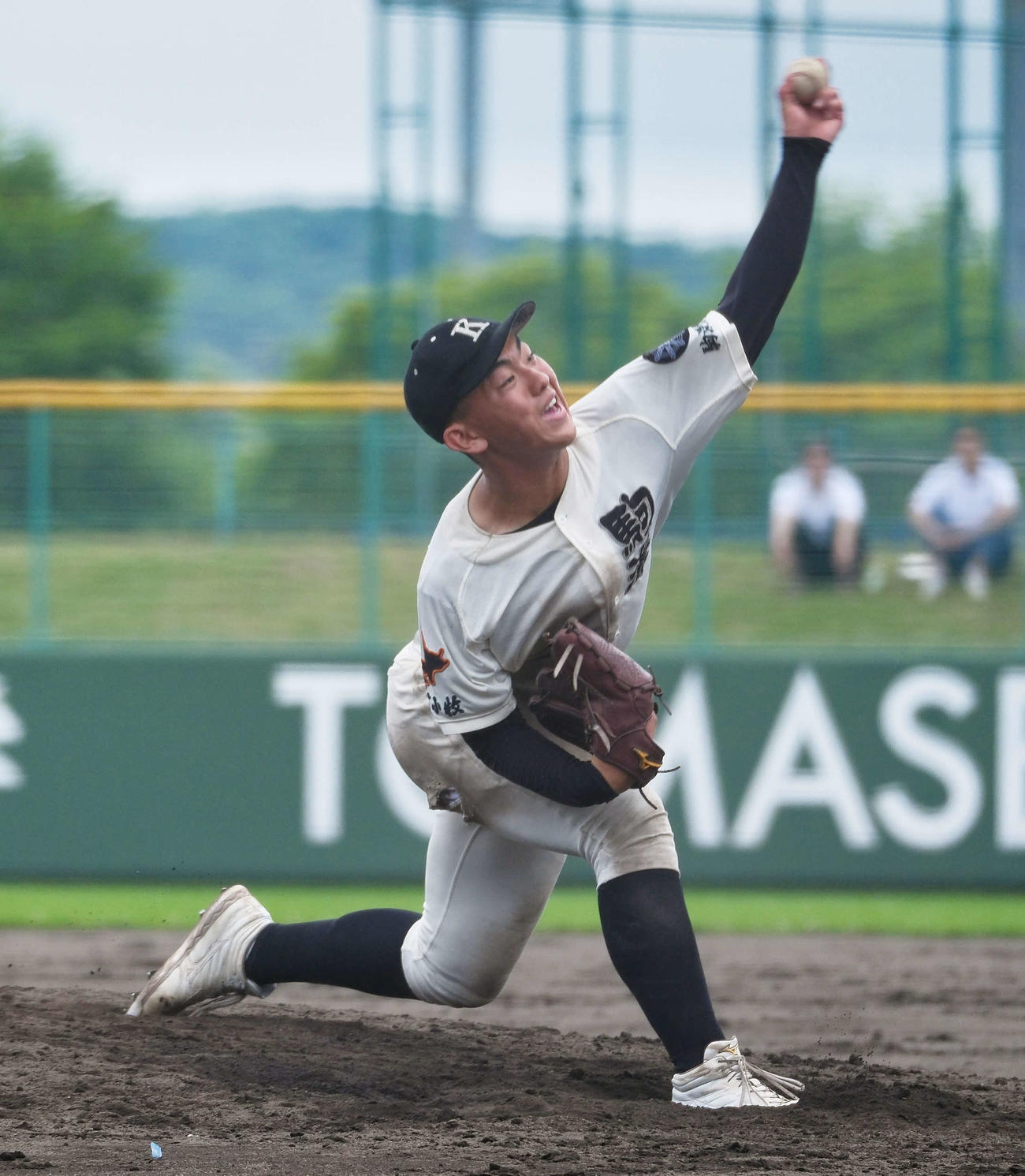 168球の熱投で完投勝ちした駒大苫小牧の先発・寺田七将投手（3年）