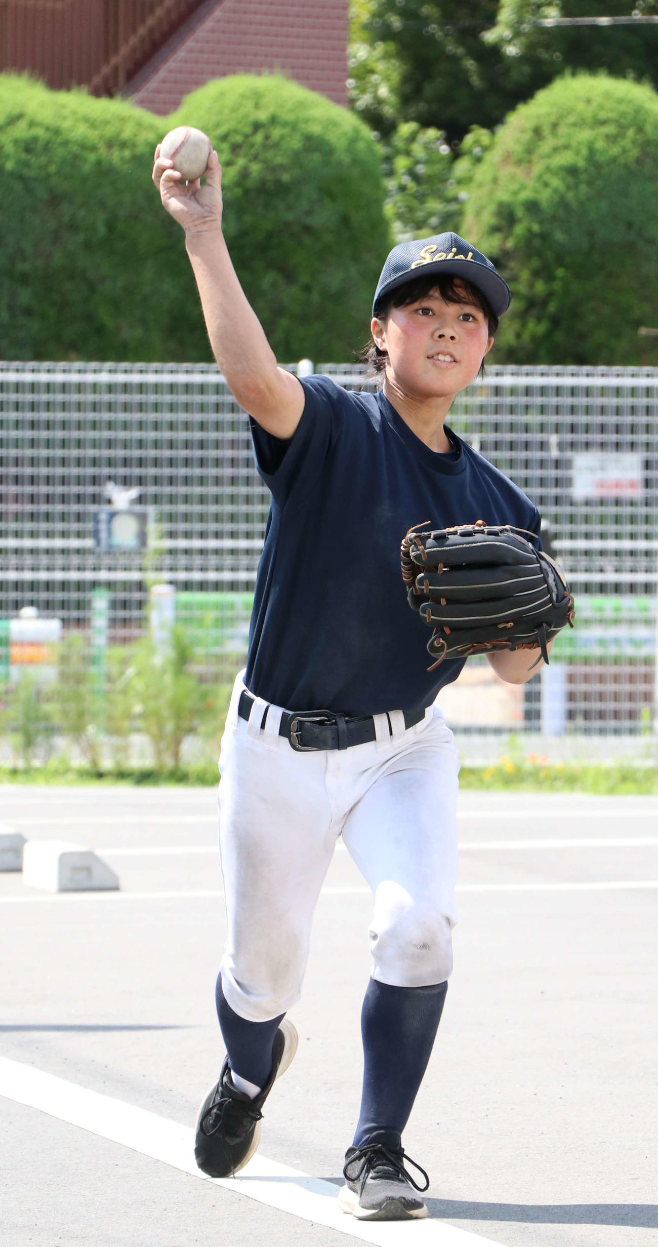 青鳥特別支援で女子部員の小山紫織