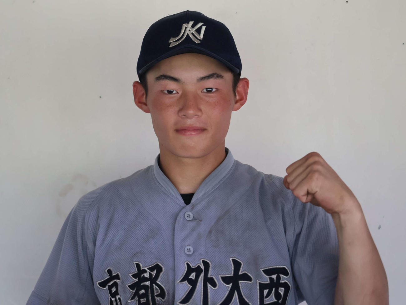 京都外大西対向陽　5打数3安打3打点と好調を見せた谷春毅（撮影・溝淵千夏）