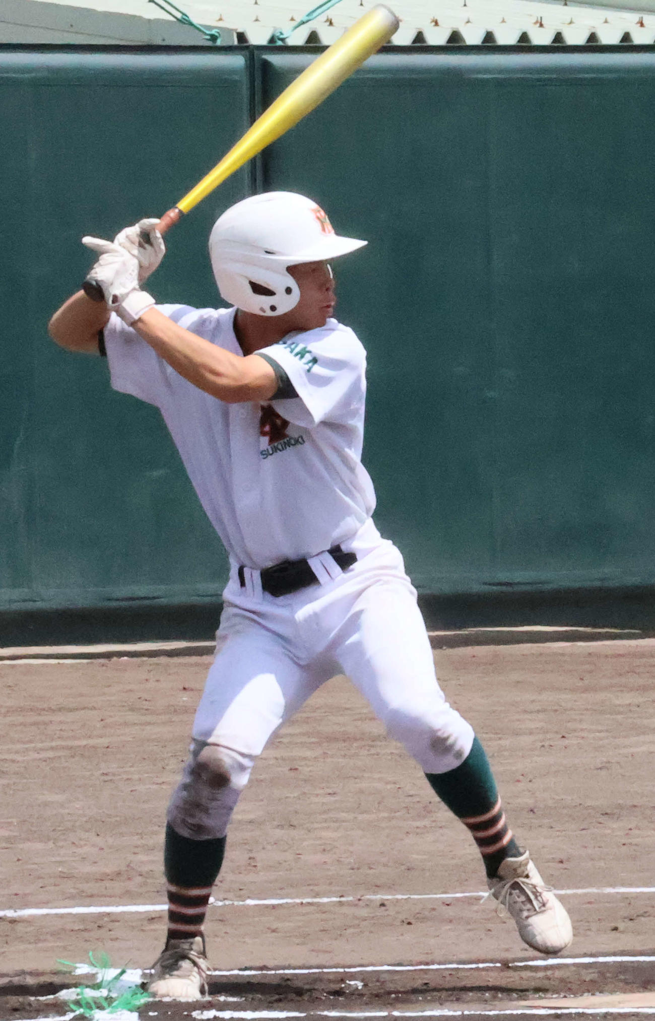 槻の木対淀商　打席に入る槻の木・西村蒼生（撮影・大西真生）