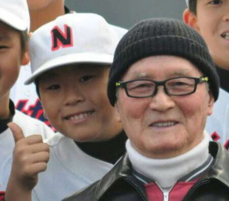 佐倉・斎藤慶明と長嶋茂雄氏（斎藤恵司さん提供）