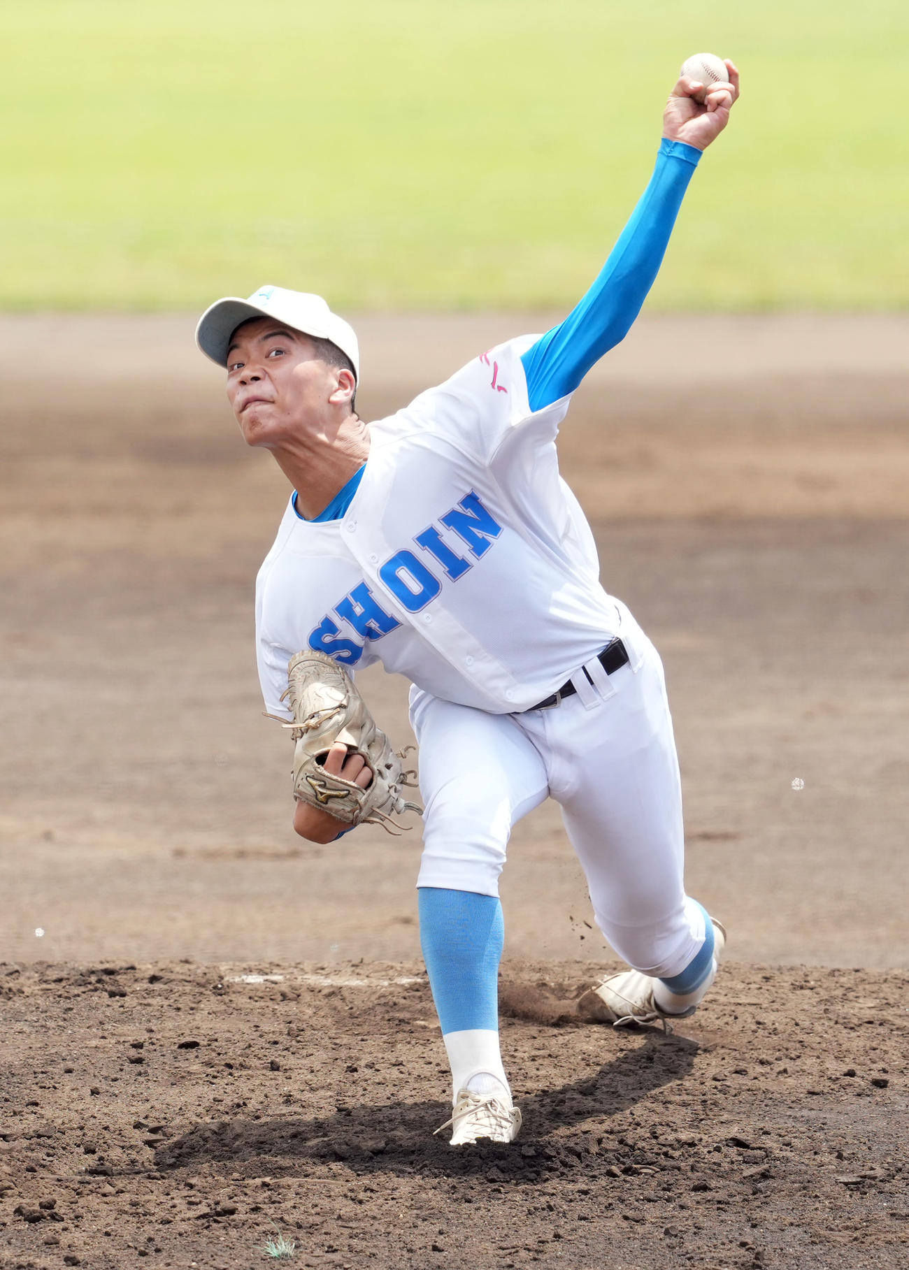 八千代松陰対木更津　八千代松陰の先発高橋優（撮影・たえ見朱実）