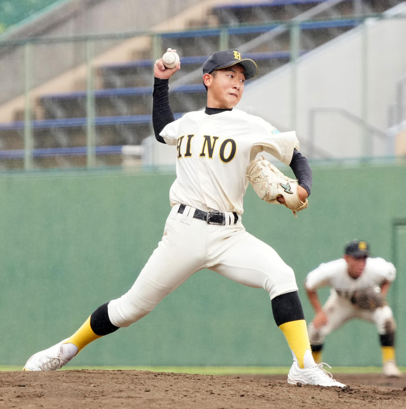 杉並対日野　日野2番手の小山（撮影・江口和貴）