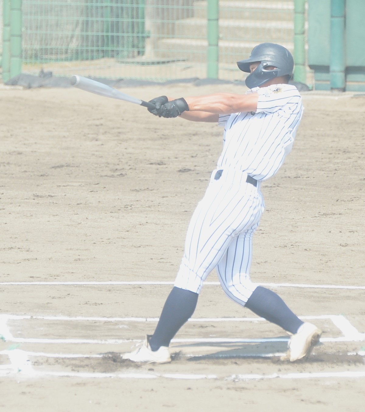 九州国際大付対八女　規格外のパワーを見せた九州国際大付・牟礼（撮影・佐藤究）