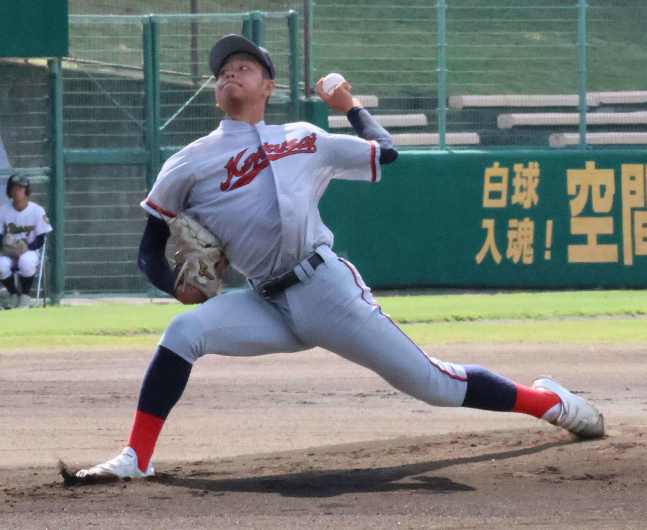北嵯峨対京都国際　先発した京都国際・西村一毅（撮影・大西真生）