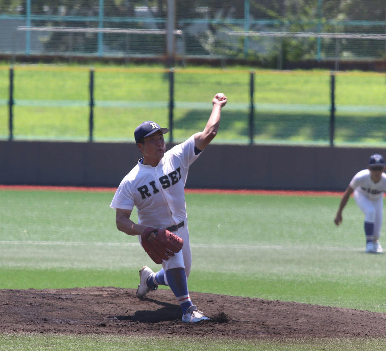 履正社対三国丘　投打にわたる活躍でチームを勝利へと導いた履正社・福原（撮影・一樹）