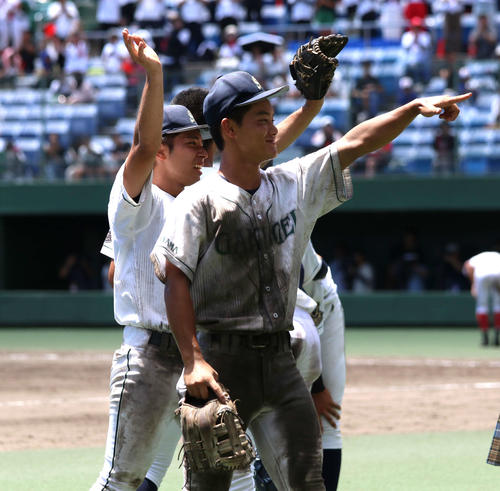 岡山学芸館対おかやま山陽　高い出塁率で好機を演出し続けた岡山学芸館・阿慶田（撮影・一樹）