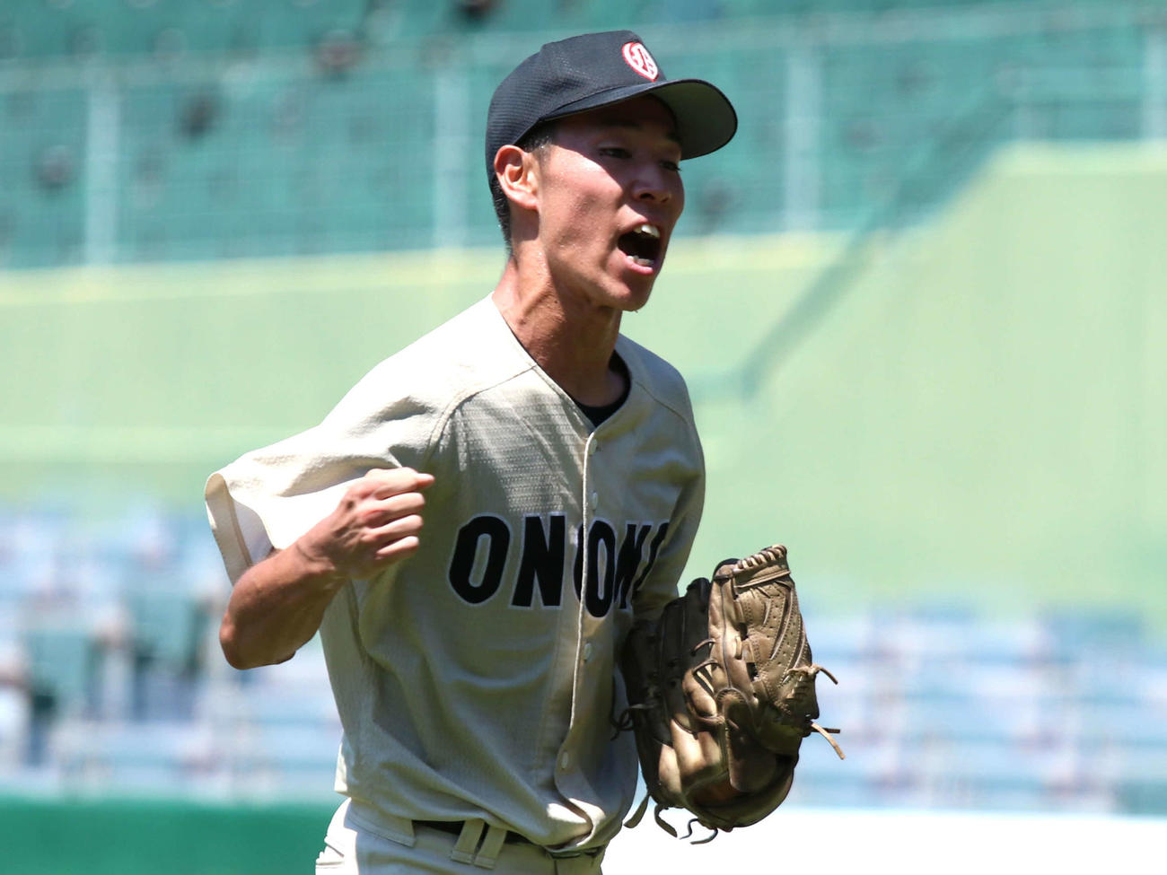 小野対三田学園　主将としてチームを鼓舞し続けた小野・本山翔（撮影・一樹）