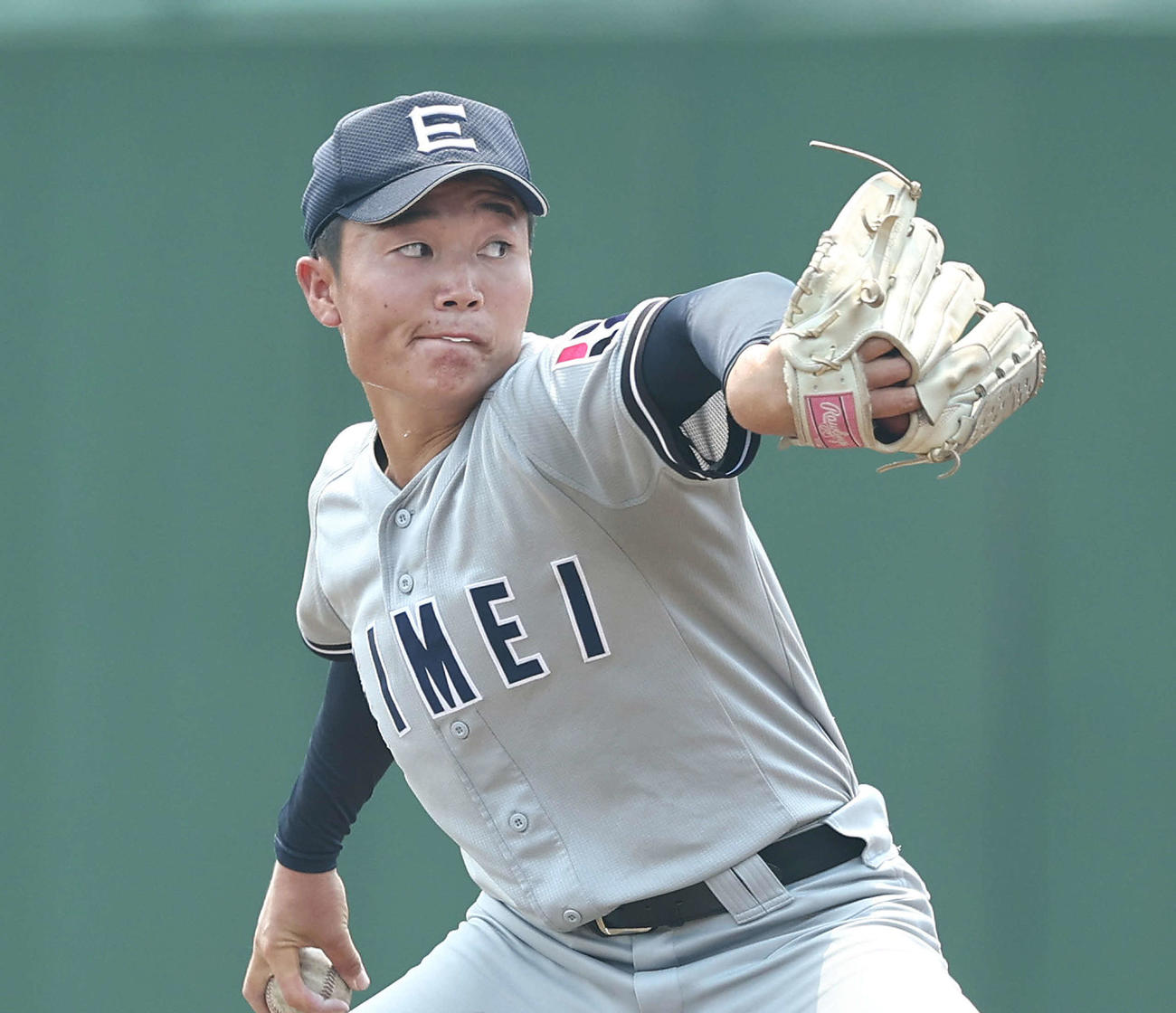 叡明対山村学園　叡明対山村学園　先発登板する叡明・田口（撮影・河田真司）