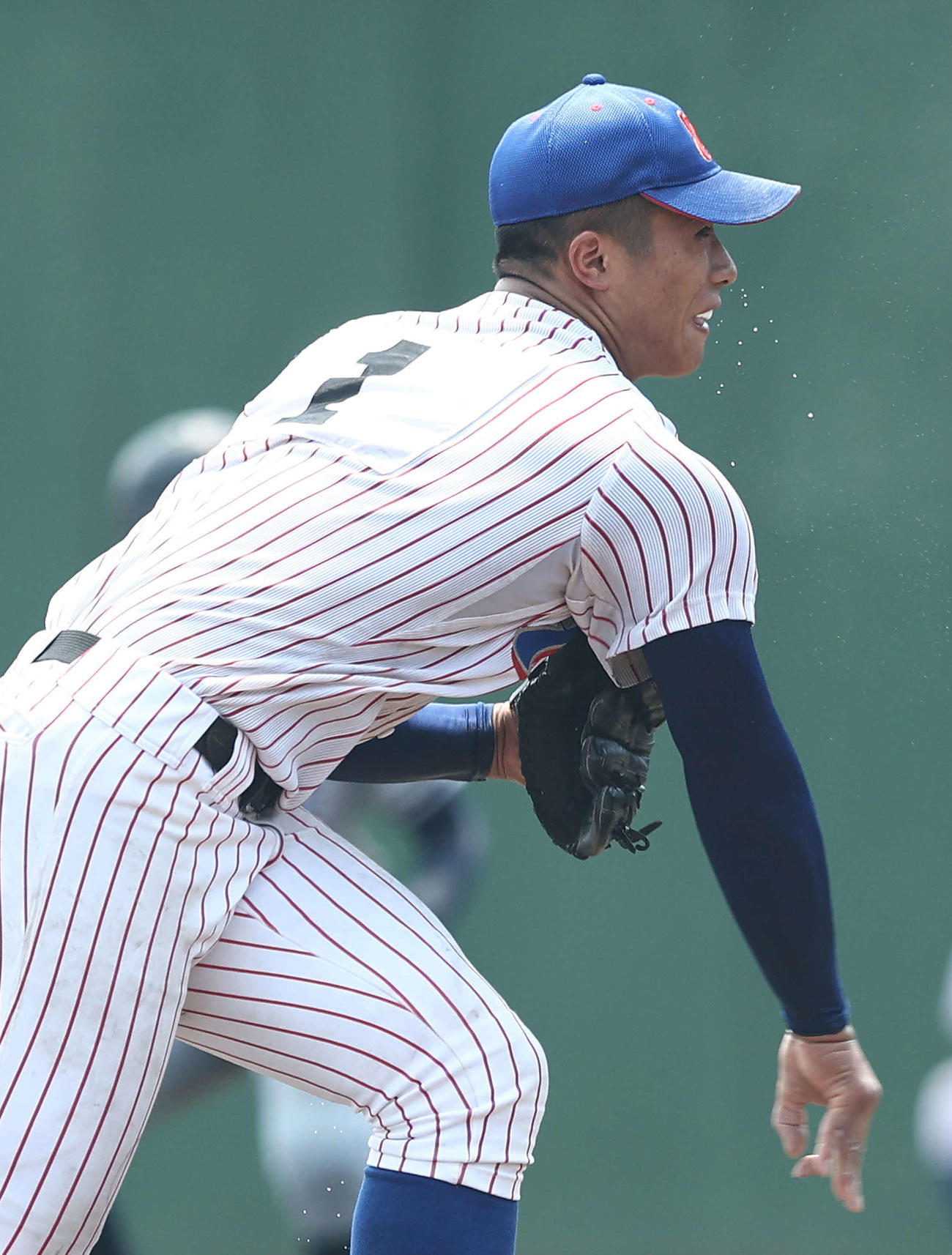叡明対山村学園　先発登板する山村学園・横田（撮影・河田真司）